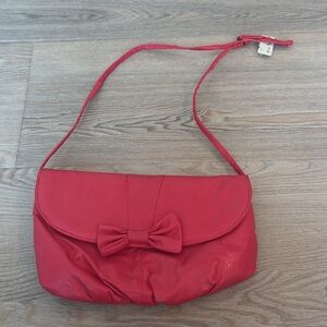 Hot Pink Bow Bag Raincoat Material
